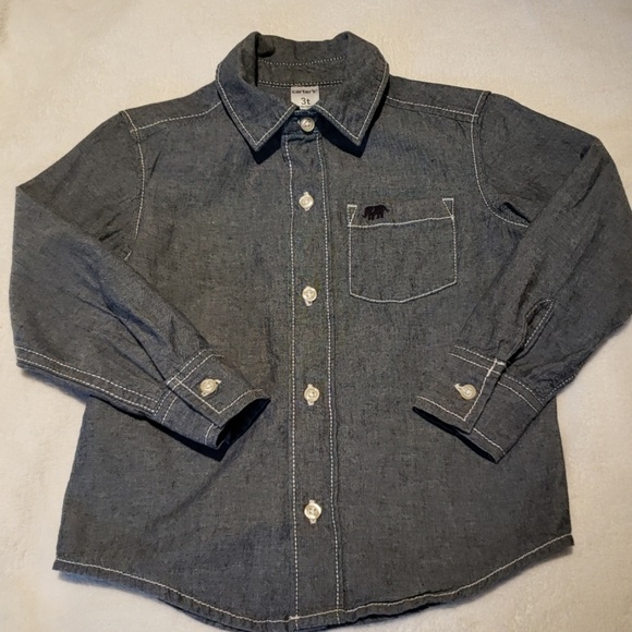 Carter's Other - Boys Denim Chambray Dress Shirt